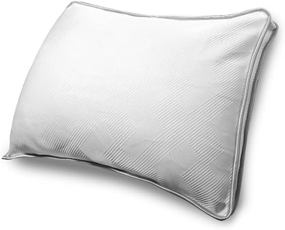 Shredded Foam Pillow King Size - Cooling Memory Foam Pillows That Stay Cold Adjustable Pillows for Sleeping Double-Sided Pillowcase