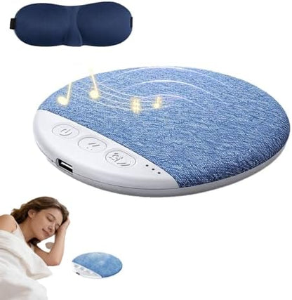 Ultra-Thin Bluetooth Pillow Speaker for Sleeping, Built-in White Noise to Support Sleep, Dual-Mode Bone Conduction & Speakers Audio, Features A Three-Dimensional Bass Effect (1Pcs)