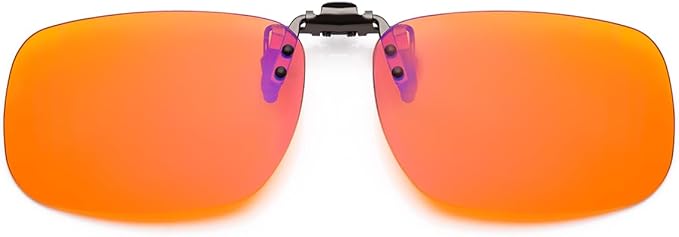Blue Light Clip-On Glasses for Over-Eyeglasses | Anti-Fatigue Gaming & Computer Use | Lightweight & Universal Fit