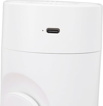 Black Portable USB Humidifier with Angle, Quiet Cool Mist Desktop Humidifier for Travel - 360 Degree Rotation Car Humidifier (White)