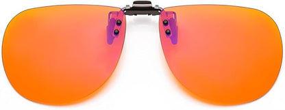 Blue Light Clip-On Glasses for Over-Eyeglasses | Anti-Fatigue Gaming & Computer Use | Lightweight & Universal Fit