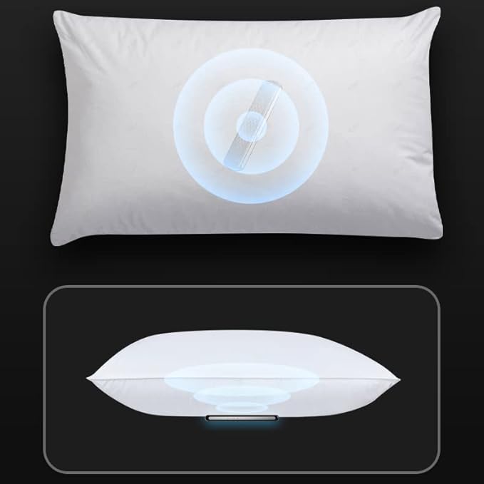 Pillow Speaker-Bone Conduction Wireless Bluetooth Sleep Aid,Bluetooth Wireless Sleep Aid Sound for White Noise Machine