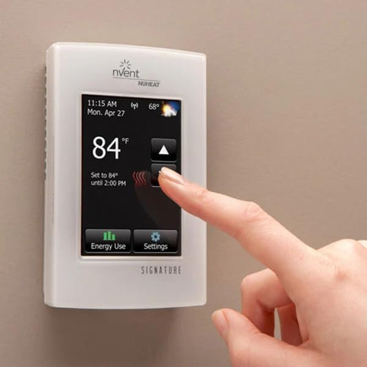 Nuheat Signature Programmable Dual-Voltage Thermostat with WiFi and Touchscreen Interface