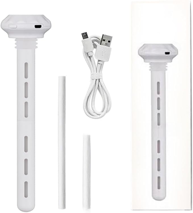Humidifier Stick Includes Short Long Cotton USB Powered For Travel Bedroom Office Quiet Compact