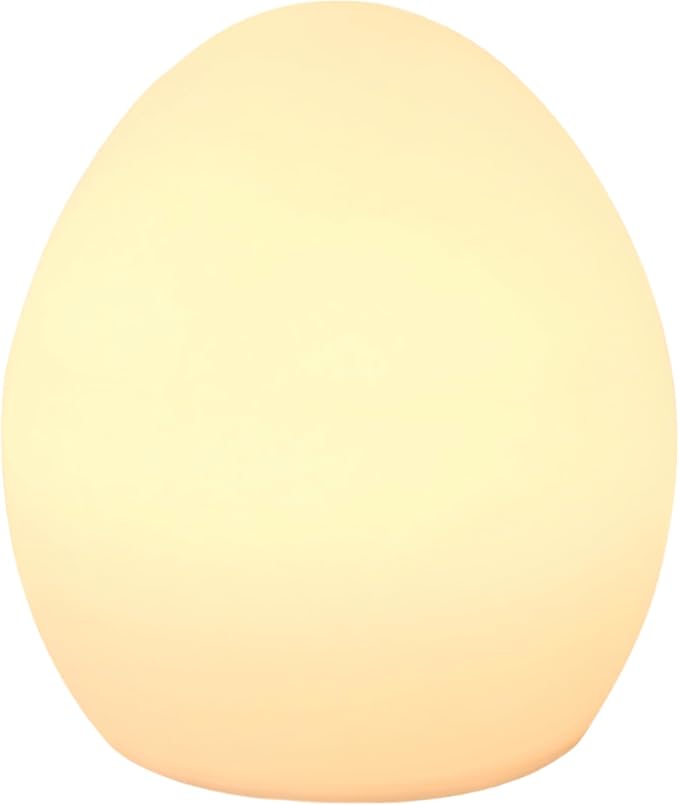 Baby Night Light: 16 Colors Changing Silicone Egg Light for Nursery, Rechargeable Touch Nightlight for Kids with Timer & Mermory, Dimmable Portable Nursery Night Light for Breastfeeding
