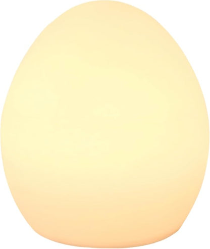 Baby Night Light: 16 Colors Changing Silicone Egg Light for Nursery, Rechargeable Touch Nightlight for Kids with Timer & Mermory, Dimmable Portable Nursery Night Light for Breastfeeding