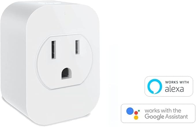 eco4life Smart Outlet, Mini WiFi Plug, Compatible with Alexa, Google Home, No Hub Needed, App Remote Control, Set Timer, UL Certified (3 Pack)