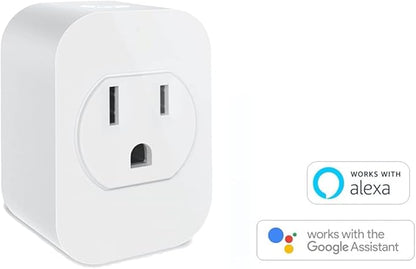 eco4life Smart Outlet, Mini WiFi Plug, Compatible with Alexa, Google Home, No Hub Needed, App Remote Control, Set Timer, UL Certified (3 Pack)