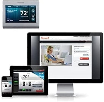 Honeywell TH9320WF5003 Wi-Fi 9000 Color Touch Screen Programmable Thermostat, White with Extended 5-Year Warranty