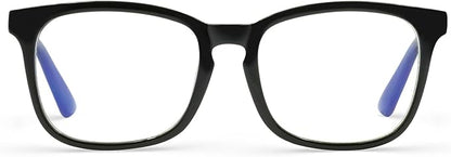 VISOONE Blue Light Blocking Glasses Square with Anti Computer Glare for Gaming Women and Men MONTANA