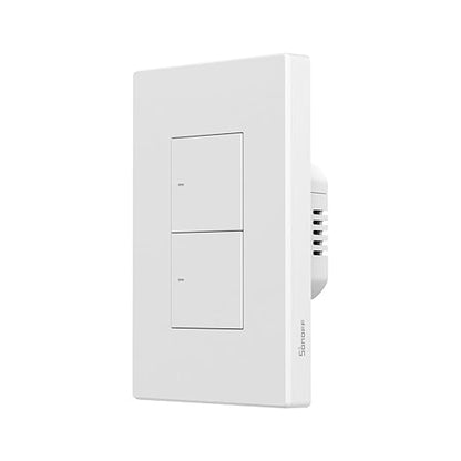 SONOFF Matter Smart Light Switch, 2.4GHz WiFi Light Switch, Neutral Wire Required Smart Switches for Lights, Interruptor Inteligente Compatible with Alexa and Google Home, 2 Gang M5-2C-120W