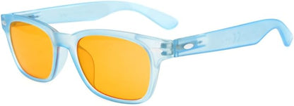 Eyekepper Blue Light Blocking Eyeglasses Sleep Glasses Prevent Eye Strain Game Eyewear Dark Orange Lenses