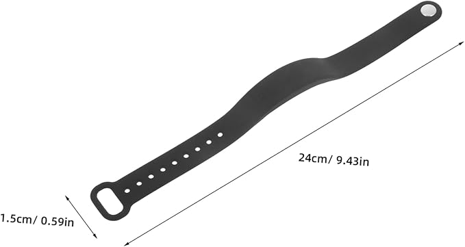 Wristband with Pedometer Sleep Black Ultra Thin Design Real Temperature Display LED Screen USB Rechargeable Fitness Tracker for Daily Activity