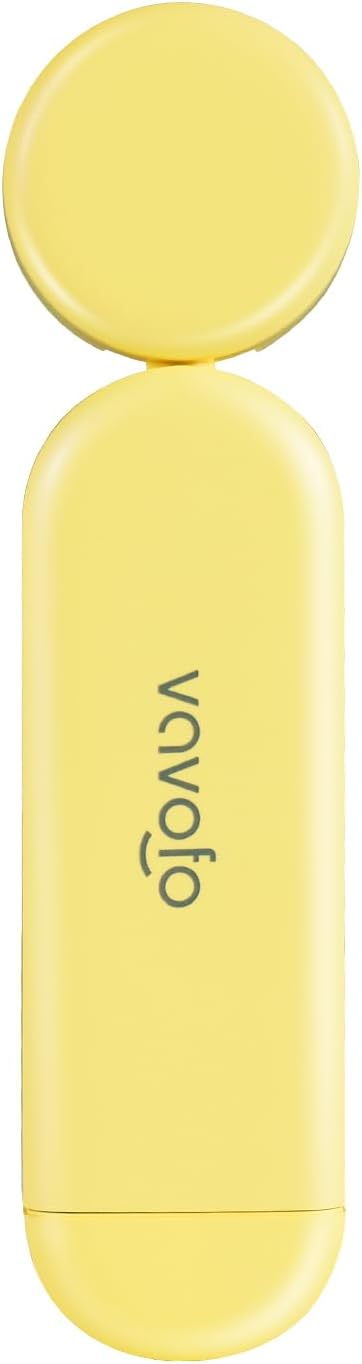 VAVOFO USB Rechargeable Book Light, Blue Light Blocking, Amber Clip-On Bookmark Shaped Reading Light with 6 LEDs and 9 Modes for Bedtime Reading