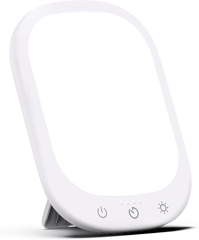 LASTAR Sun Lamp 10,000 Lux Daylight Lamp with Memory Function 5 Adjustable Brightness Levels 4 Color Temperature 4 Timer Funtion Sunlight Lamp Mountable Support Smart Plug