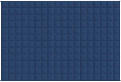 Blue Weighted Blanket 4.8 kg for Adults, 53.9 x 78.7 Inches, Breathable Polyester Microfiber with Hypoallergenic Glass Beads Fill, Deep Touch Pressure for Calming Effect