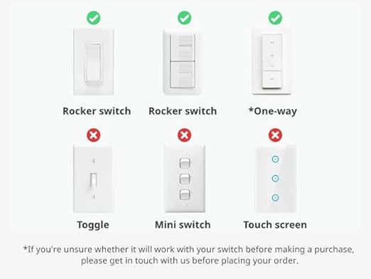 Switchbot Smart Switch Button Pusher (Bluetooth) – Fingerbot for Rocker Switch/One-Way Buttons, App Timer Control, No Wiring, Optional Hub Required for Voice/Remote, Black