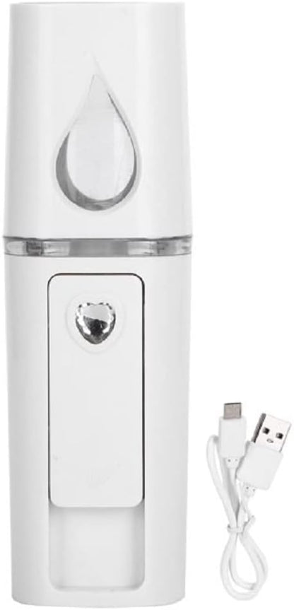 Maxx H2O Nano Mist Sprayer – Portable USB-C Rechargeable Nano Anion Atomizing Humidifier for Skincare, Bedroom & Travel | Mini Handheld Nano Atomizing Humidifier with 20ml Capacity