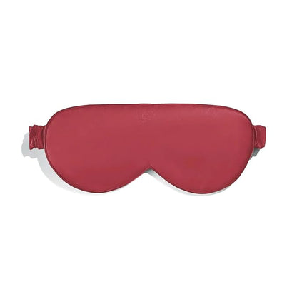Branche Beauty Belle De Nuit Sleep Mask - Silk Eye Mask 6A Silk 22 Momme Eye Cover Sleepover Shade Blindfold Mask for Luxury Sleep in Total Darkness (Ruby)