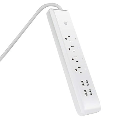 Feit Electric Wi-Fi Smart Power Strip, 4 Smart Outlets + 4 USB Ports, App & Voice Control, Works with Alexa & Google Assistant, 2.4GHz Network, Schedule & Timer Function, LED Indicator