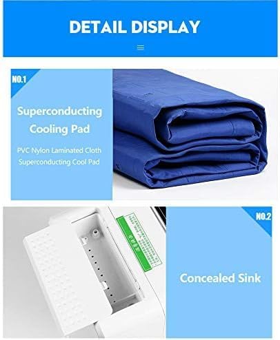 Cooling Water Mattress & Cooler Pad – Ice-Infused Cooling Bed Conditioning System, Summer Coolness for Home, Dorm, Apartment & Hostel
