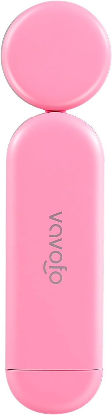 VAVOFO USB Rechargeable Blue Light Blocking Amber Clip On Bookmark Shaped Reading Light for Bookworms Reading in Bed (Pink)