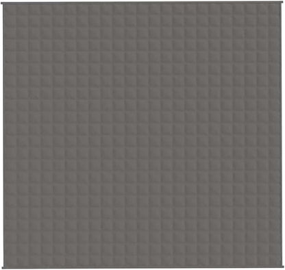 Weighted Blanket Grey 100% Brushed Polyester Microfiber King Size 86.6x92.5 Inches 33.1 lb for Anxiety Relief and Deep Sleep, Breathable Fabric with Even Weight Distribution