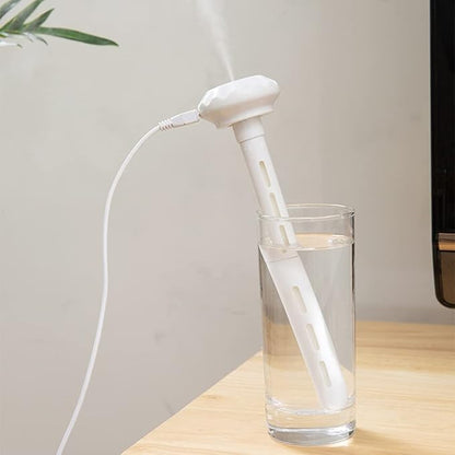 Humidifier Stick Includes Short Long Cotton USB Powered For Travel Bedroom Office Quiet Compact