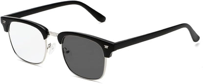 Photochromic Sunglasses Blue Light Blocking Glasses for Men and Women Day Night Multi-use