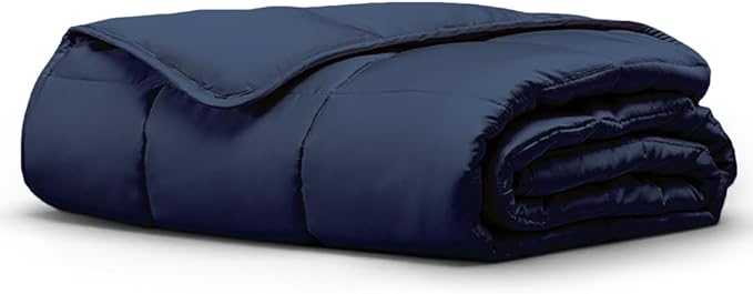 Royal Therapy Weighted Blanket Adults Bed (15lb, 60x80', Twin/Full Size Comfort) 100% Calming Cotton Blanket with Glass Beads