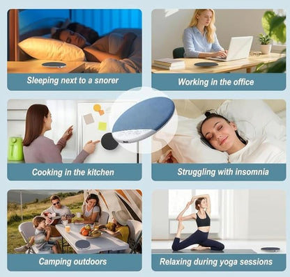 2026 New Sleep Pillow Speaker,Under Pillow Speaker Bluetooth,Comes withVolume Control & Auto-Off Timer,Wireless Sleep,Ideal for People who Sleep on Their Side (C)