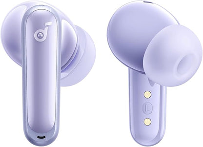 Soundcore P40i by Anker, Noise Cancelling Wireless Earbuds, Adaptive Noise Cancelling to Environments, Heavy Bass, 60H Playtime, 2-in-1 Case and Phone Stand, IPX5, Wireless Charging, Bluetooth 5.3