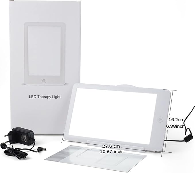 Enjoy Home R.S. 32000 Lux Light Therapy Lamp Simulation of Daylight 3 Brightness with Adjustable Angle Foldable Stand