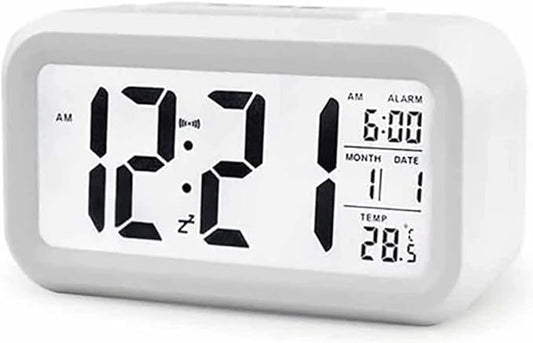 Alarm Clock for Bedroom,Wake Up Light Sunrise Alarm Clock for Kids,Smart Voice Alarm Clock, Smart Timer, Student, Electronic Warning Machine