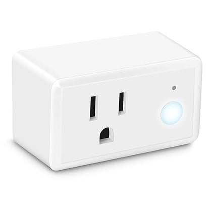 Feit Electric Smart Wi-Fi Plug, Works with Alexa and Google Home, No hub Required, 2.4 Ghz Network Only, Remote Control from Anywhere 15 Amp, Indoor Outlet Plug with Night Light