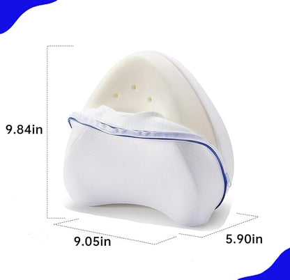Replacement Pillow Cover for Contour Legacy Leg & Knee Foam Support Pillow-Cover ONLY (White) (2)