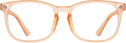 MAXJULI Blue Light Blocking Glasses,Computer Reading/Gaming/TV/Phones Glasses for Women Men(Matte Light Brown)