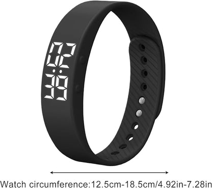 Smart Bracelet – Smart Wristband Activity Fitness Tracker, Waterproof Watch Monitor with Pedometer for Running Exercise Workout Gym Walking Calories, Compatible for Men Women Daily Fitness Tracking