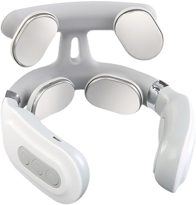 Neck Massager, 2026 2.0 Upgraded 4-Head Portable Neck Massager with Heat, 6 Modes 16 Levels for Home Relaxation & Personal Comfort, Ergonomic Design, Portable, Lightweight