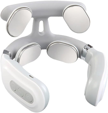 Neck Massager, 2026 2.0 Upgraded 4-Head Portable Neck Massager with Heat, 6 Modes 16 Levels for Home Relaxation & Personal Comfort, Ergonomic Design, Portable, Lightweight