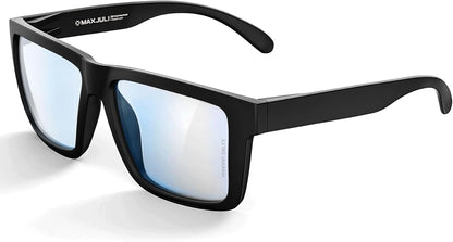 MAXJULI Blue Light Glasses XXL Size Double Extra Large Z87 for Big Wide Heads Men 8228