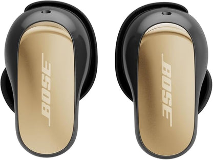 Bose QuietComfort Ultra Earbuds (2nd Gen) - Wireless Noise Cancelling Earbuds with Mic, Immersive Audio, USB-C Charging, Up to 6 Hours Battery, IPX4 Rating, Desert Gold - Limited Edition Color