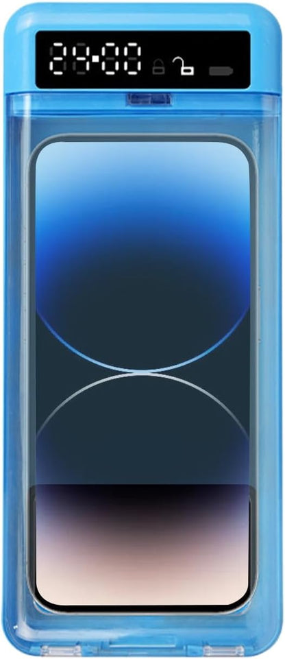 Portable Smart Auto Phone Timer Lock Box - Portable Phone Lock Box With Timer 99 Hours, 30 Days Battery, Self Control TimerLocker For Helping Kids Students Focus Back, MobilePhone Addiction Control