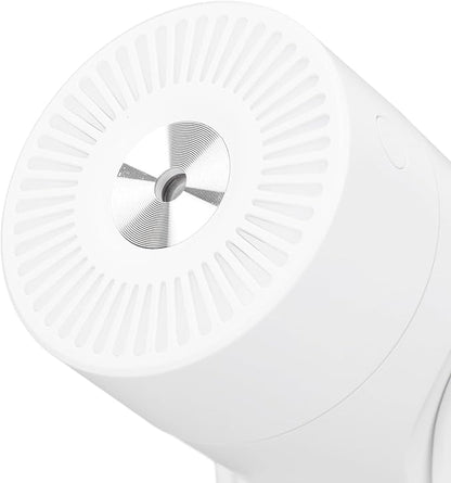 Black Portable USB Humidifier with Angle, Quiet Cool Mist Desktop Humidifier for Travel - 360 Degree Rotation Car Humidifier (White)