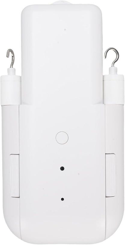 Asixxsix Automatic Curtain Opener, Bluetooth Remote Control Smart Curtain Opener Robot with WiFi App Control and Voice Control, for T Track U Track Roman Rod