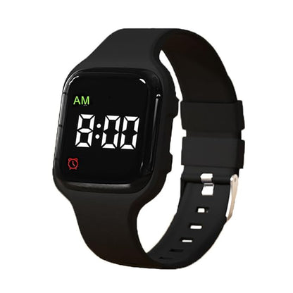 Vibrating Alarm Watch, Potty Training Watch Water Resistant Medical Reminder Wristband with Timer (Black)