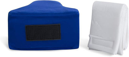 NYOrtho Abduction Wedge Knee Separator for Hip Surgery Recovery – 4" Orthopedic Pillow for Leg Support, Contracture Prevention & Post Surgery Use – Wheelchair or Bed – Wipeable, Fluid-Resistant