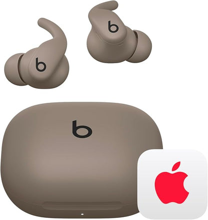 Beats - Powerbeats Fit - Wireless Noise-Cancelling Workout Earbuds with Ultimate Secure Fit with AppleCare+ (2 Years) - Gravel Gray
