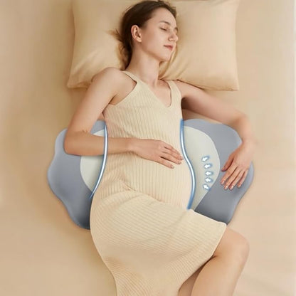 Memory Foam Pregnancy Pillows for Sleeping, Side Sleeper Maternity Pillow Support for Back Belly HIPS, Adjustable Wedge Pillow for Pregnant Women, Side Sleeping Pregnant Pillows with Pillowcase