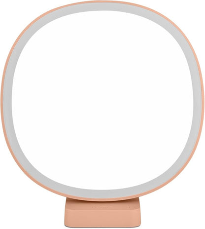 Lumie Dash – 10,000 Lux Compact Bright Light Therapy Lamp for Mood and Energy Boost and Winter Blues Relief, Crystal Clear Illumination and Maximum Visual Comfort - Terracotta Pink